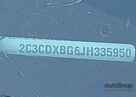 2018 Dodge Charger Sxt Rwd from USA, damaged, VIN 2C3CDXBG6JH335950